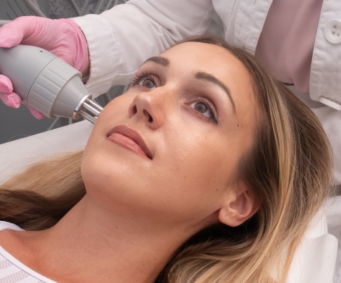 A facial treatment covered by a Cherry payment plan